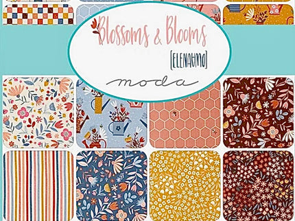Moda / Blossoms & Blooms by Ellena Amo - 10" Layer Cake