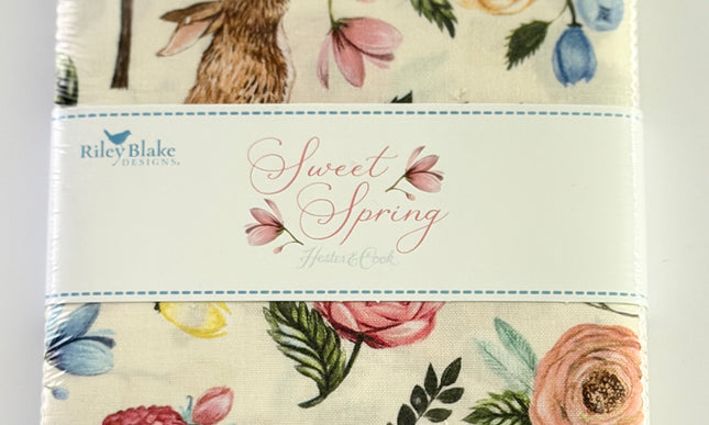 Sweet Spring by Hester & Cook for Riley Blake Designs 5" x 5" Charm Pack