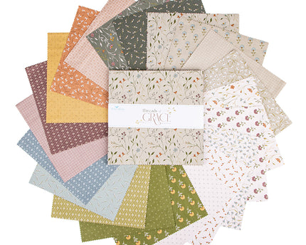 Riley Blake / Threads of Grace 10" Stacker by Kassidy Grace (42 pc)