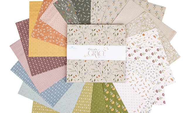 Riley Blake / Threads of Grace 10" Stacker by Kassidy Grace (42 pc)