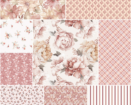 Riley Blake / Daybreak on the Prairie Cream Bundle by Modern Prairie (9 yds)