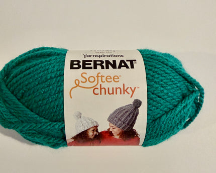 Bernat Softee Chunky Yarn - Emerald - Super Bulky 6
