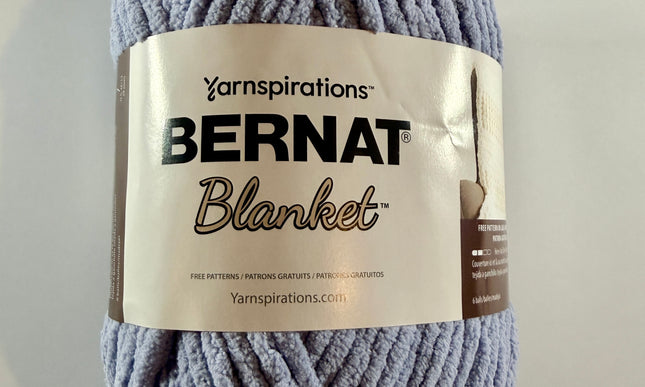 Bernat Blanket Yarn - Smokey Blue - Super Bulky 6