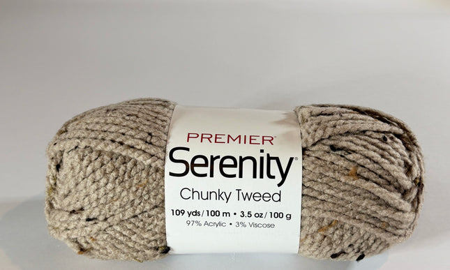 Premier Yarns Serenity Chunky Tweed -Taupe- Bulky 5