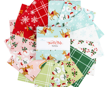 Riley Blake / The North Pole 5" Stacker by My Mind's Eye (42 pc)