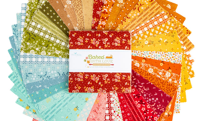 Riley Blake / Baked with Love by Lori Holt of Bee in My Bonnet 5" Stacker (42pc)