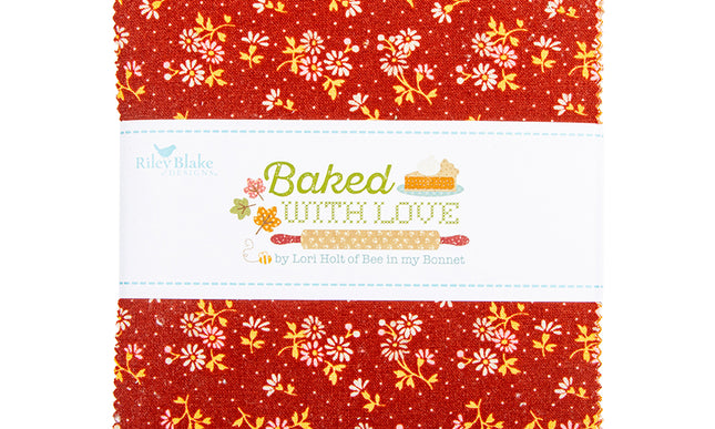 Riley Blake / Baked with Love by Lori Holt of Bee in My Bonnet 5" Stacker (42pc)