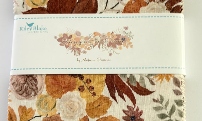 Evening on the Prairie by Modern Prairie for Riley Blake Designs 5" x 5" Charm Pack