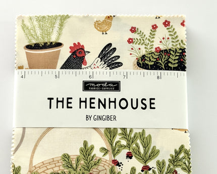 The Henhouse by Gingiber for Moda 5" x 5" Charm Pack