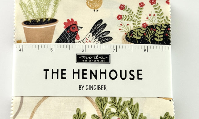 The Henhouse by Gingiber for Moda 5" x 5" Charm Pack