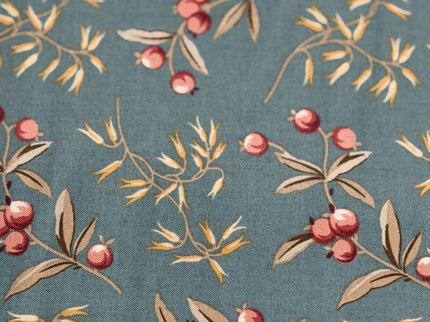 Andover / Dahlia by Laundry Basket Quilts – Coralberry Sage (½ yd)