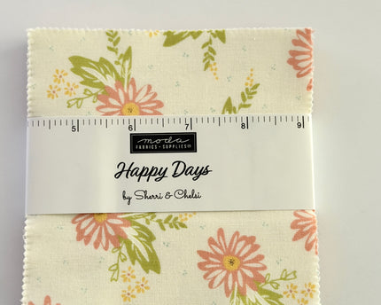 Happy Days by Sherri & Chelsi for Moda 5" x 5" Charm Pack