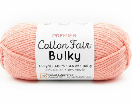 Premier Yarns Cotton Fair Bulky - Peach - Bulky 5