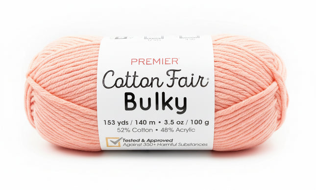 Premier Yarns Cotton Fair Bulky - Peach - Bulky 5