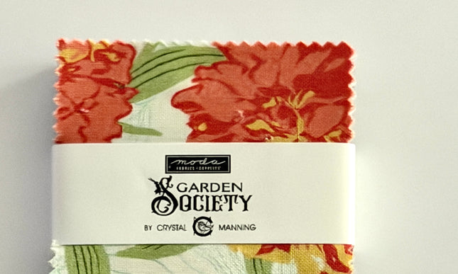 Garden Society by Crystal Manning for Moda 2.5 Inch Mini Charm Pack
