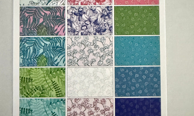 Benartex / Botanical Radiants by Quilt in a Day - 10" Layer Cake