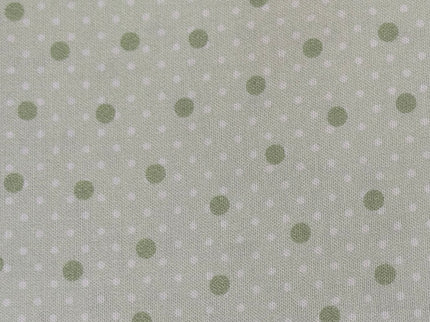 Michael Miller / Budding Roses – Dots on Dots Pistachio (½ yd)