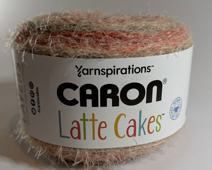 Caron Latte Cakes Yarn / Lovely Layers Collection - Red Macaron - Bulky 5