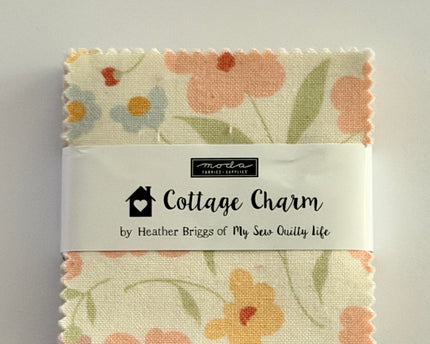 Cottage Charm by Heather Briggs of My Sew Quality Life for Moda 2.5 Inch Mini Charm Pack