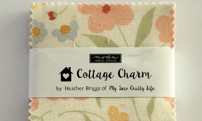 Cottage Charm by Heather Briggs of My Sew Quality Life for Moda 2.5 Inch Mini Charm Pack