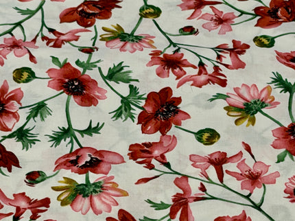 Maywood Studio / Prose – Trailing Flowers White (½ yd)