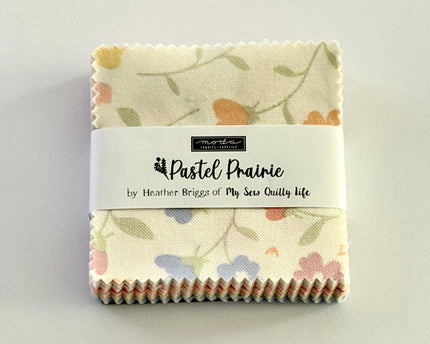 Pastel Prairie by Heather Briggs of My Sew Quality Life for Moda 2.5 Inch Mini Charm Pack