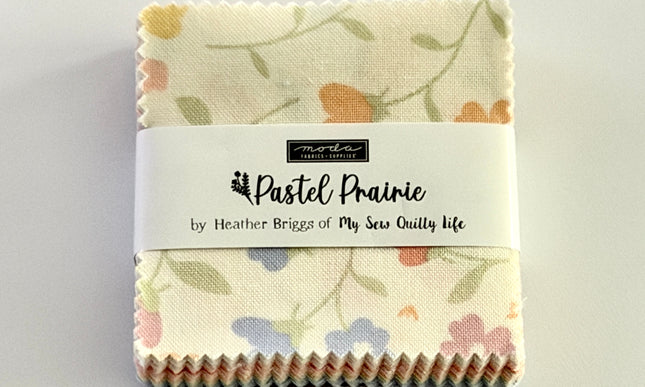 Pastel Prairie by Heather Briggs of My Sew Quality Life for Moda 2.5 Inch Mini Charm Pack