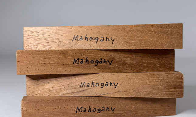 Mahogany Pen Blanks - Pack of 4