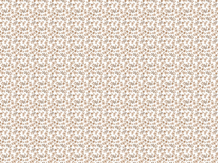 Riley Blake/ Whimsical Woodland Mini Florals Natural by Tasha Noel (1/2 Yard)
