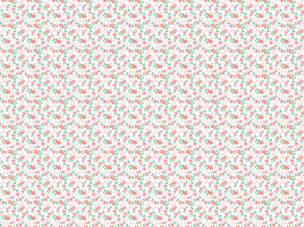 Riley Blake/ Whimsical Woodland Mini Florals Pink by Tasha Noel (1/2 Yard)