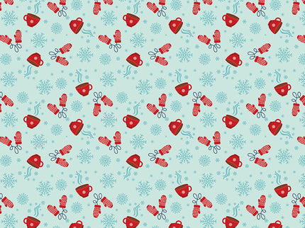 Riley Blake/A Perfect Winter Cocoa Powder by Lori Whitlock (1/2 Yard)