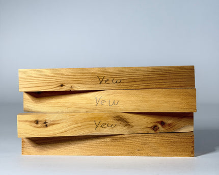 Yew Pen Blanks - Pack of 4