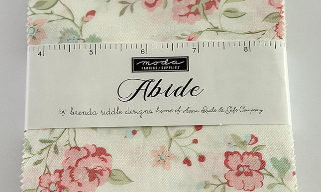 Abide by Brenda Riddle Designs for Moda 5" x 5" Charm Pack