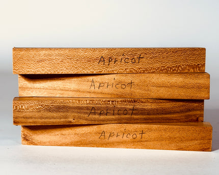 Apricot Pen Blanks - Pack of 4