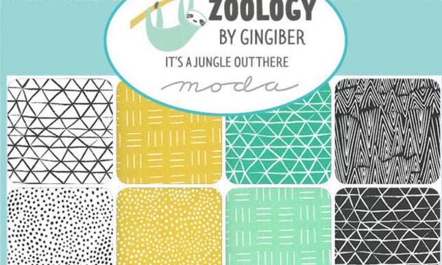 Moda / Zoology by Gingiber - Jelly Roll 2.5" x 44 Strips