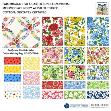 Windham Fabrics Merry Go Round by Whistler Studios Fat Quarter Bundle