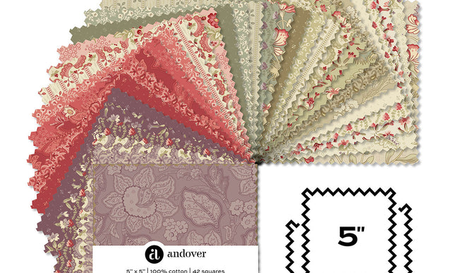 Andover / Forest Glen by Renee Nanneman – Charm Pack (5" x 5")