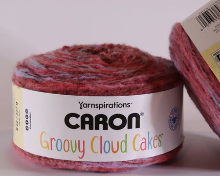 Caron Groovy Cloud Cakes - Raspberry Roll Up - Medium 4