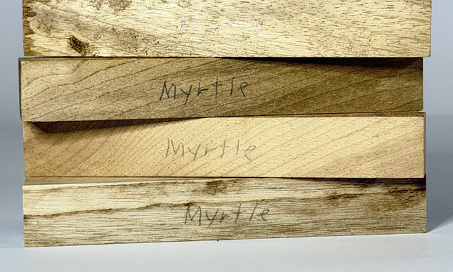 Myrtle Pen Blanks - Pack of 4