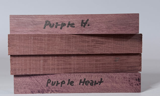 Purple Heart Pen Blanks - Pack of 4