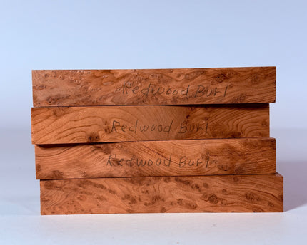 Redwood Burl Pen Blanks - Pack of 4