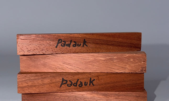 Padauk Pen Blanks - Pack of 4