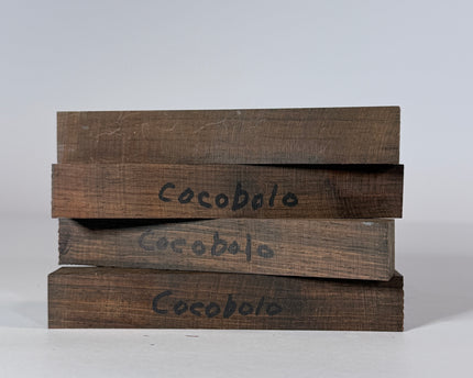 Cocobolo Pen Blanks - Pack of 4
