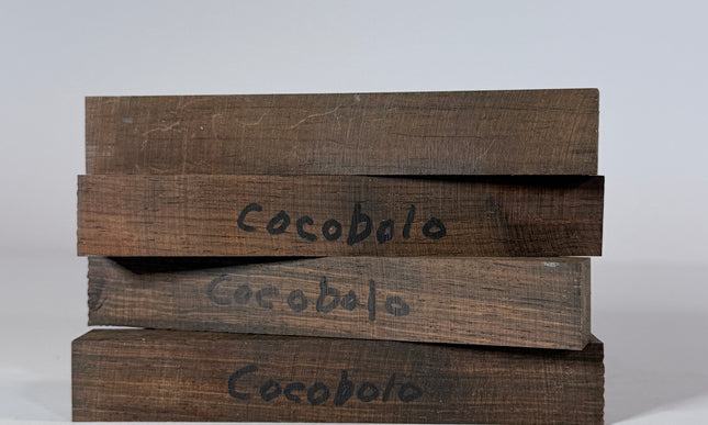 Cocobolo Pen Blanks - Pack of 4