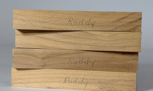 Rhododendron Pen Blanks - Pack of 4