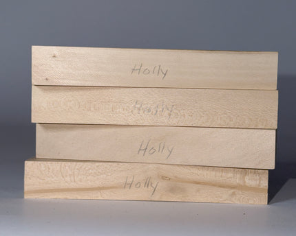 Holly Pen Blanks - Pack of 4