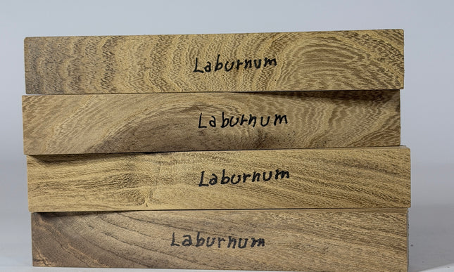 Laburnum Pen Blanks - Pack of 4