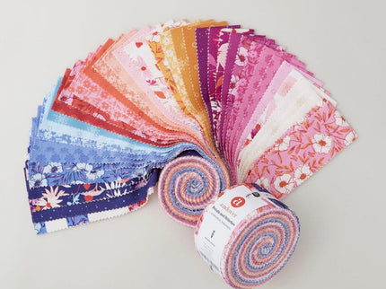Andover / Petals and Stitches Jelly Roll by Stephanie Organes