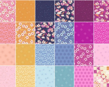 Andover / Petals and Stitches Jelly Roll by Stephanie Organes