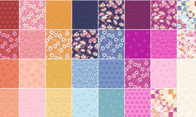 Andover / Petals and Stitches Jelly Roll by Stephanie Organes